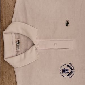 Lacoste White Polo Shirt